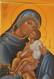 Icône de la Vierge de tendresse, chapitre de l'abbaye de Blauvac